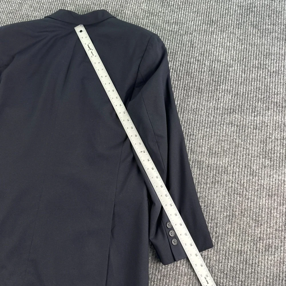 Brooks Brothers Makers Brooksease Blazer 41R Navy Wool USA Ivy Prep Sack Coat